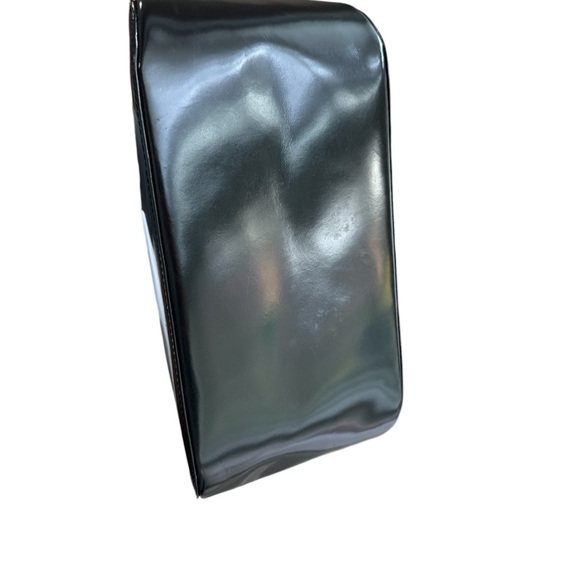 Versace Patent Leather Shoulder Bag with Silver Hardware - Picture 8 of 11